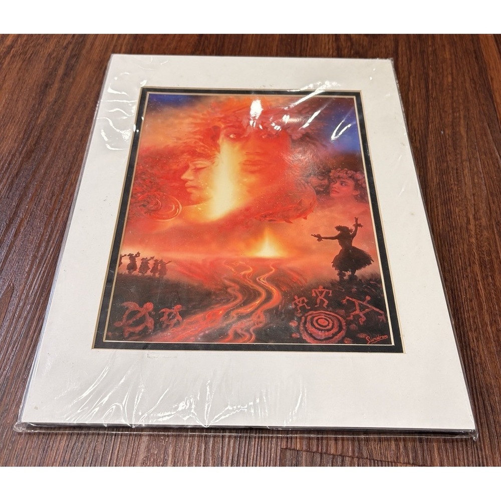 Hawaiian goddess of volcanoes Pele Print The Art Of Steve Sundaram 11x14